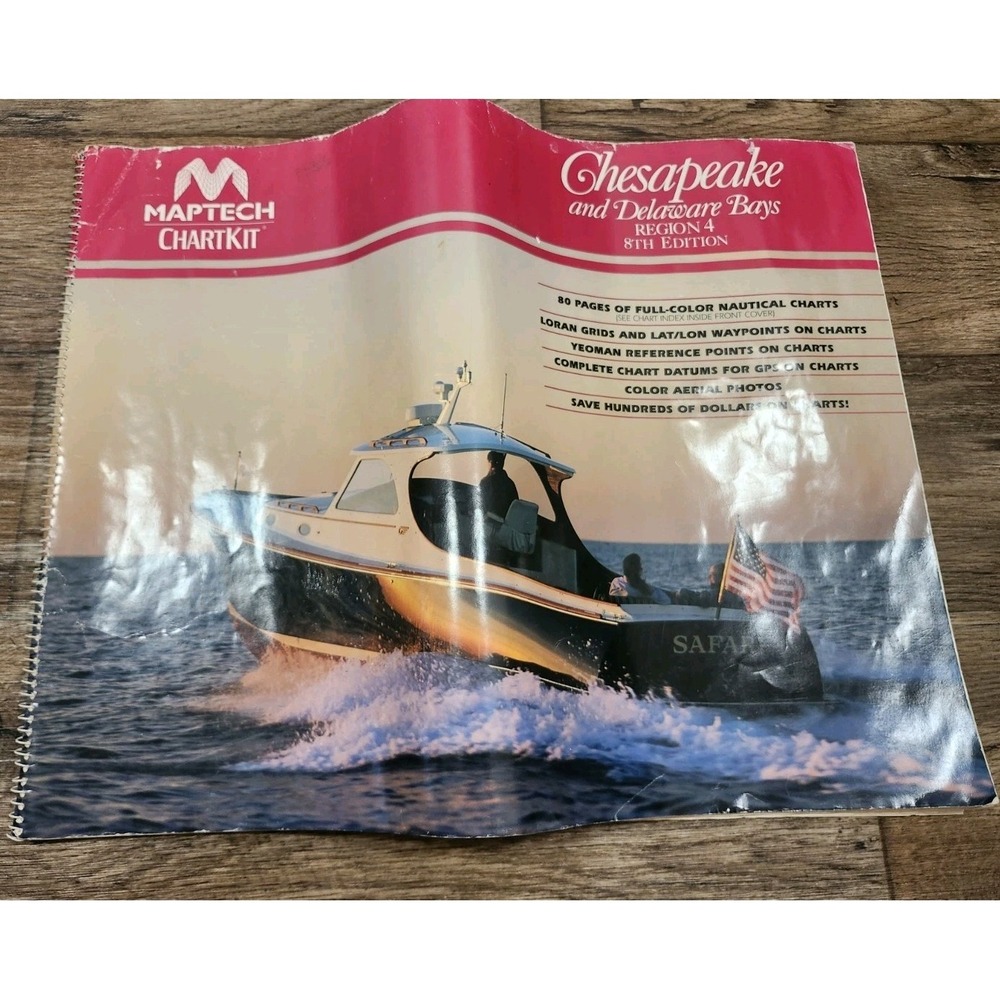 Maptech Chart Kit Chesapeake Delaware Bay Region 4 8th Edition 8 Sailing Maps